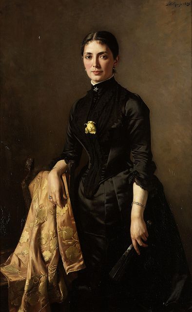 A Lady 1889 by Carl Rudolph Sohn 1845-1908   Location TBD
